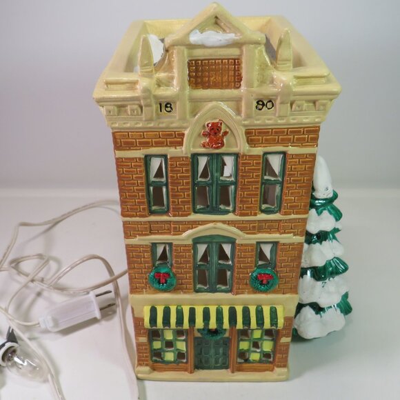 Vintage Department 56 Original Snow Village "Toy Shop" #5073-3,1986-1990 Retired - Picture 7 of 16